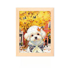 Custom Pet Portrait Puzzle Art – Hand-Illustrated from Your Photo, A Puzzle You Can Display