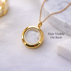 Custom Pet Photo Locket Necklace – Personalized Memorial Jewelry