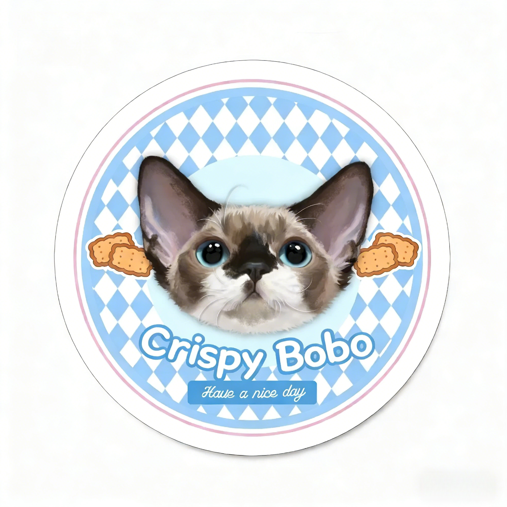 Custom Pet Illustration Rug – Personalized Hand-Drawn Pet Portrait Carpet