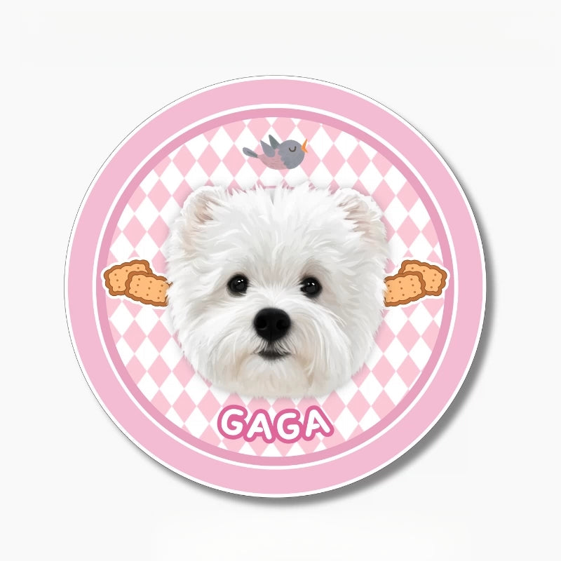 Custom Pet Illustration Rug – Personalized Hand-Drawn Pet Portrait Carpet