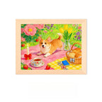 Custom Pet Portrait Puzzle Art – Hand-Illustrated from Your Photo, A Puzzle You Can Display