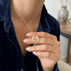 Custom Engraved Pet Face Necklace - paw&bond