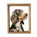 Custom Hand - Painted Pet Portrait on Glass – Personalized Dog & Cat Art - paw&bond