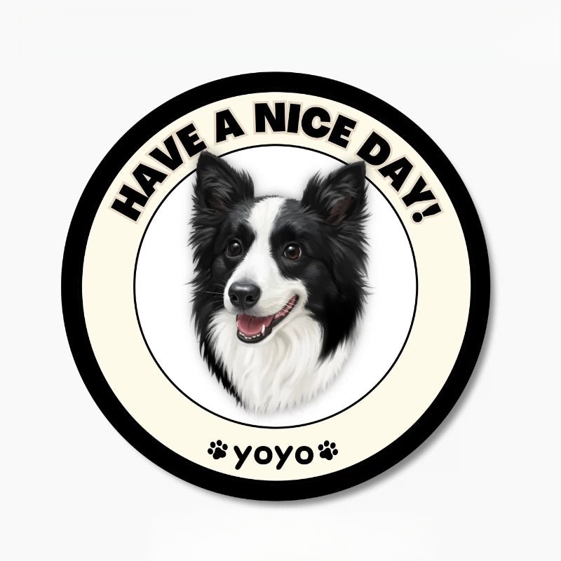 Custom Pet Illustration Rug – Personalized Hand - Drawn Pet Portrait Carpet - paw&bond