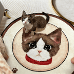 Custom Pet Illustration Rug – Personalized Hand - Drawn Pet Portrait Carpet - paw&bond