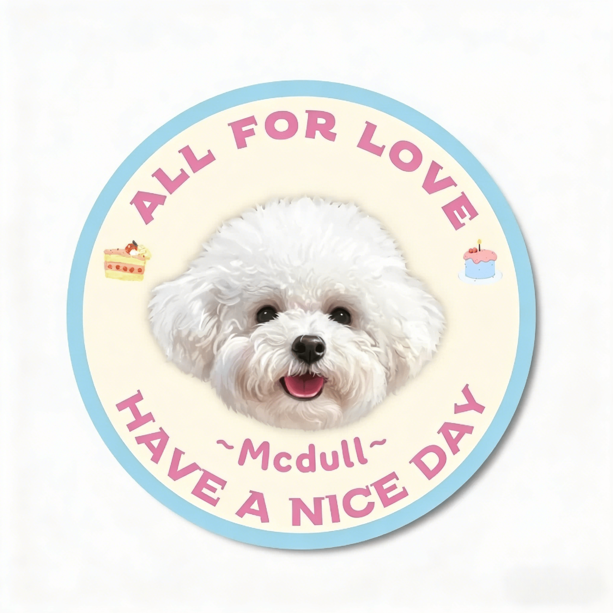 Custom Pet Illustration Rug – Personalized Hand - Drawn Pet Portrait Carpet - paw&bond