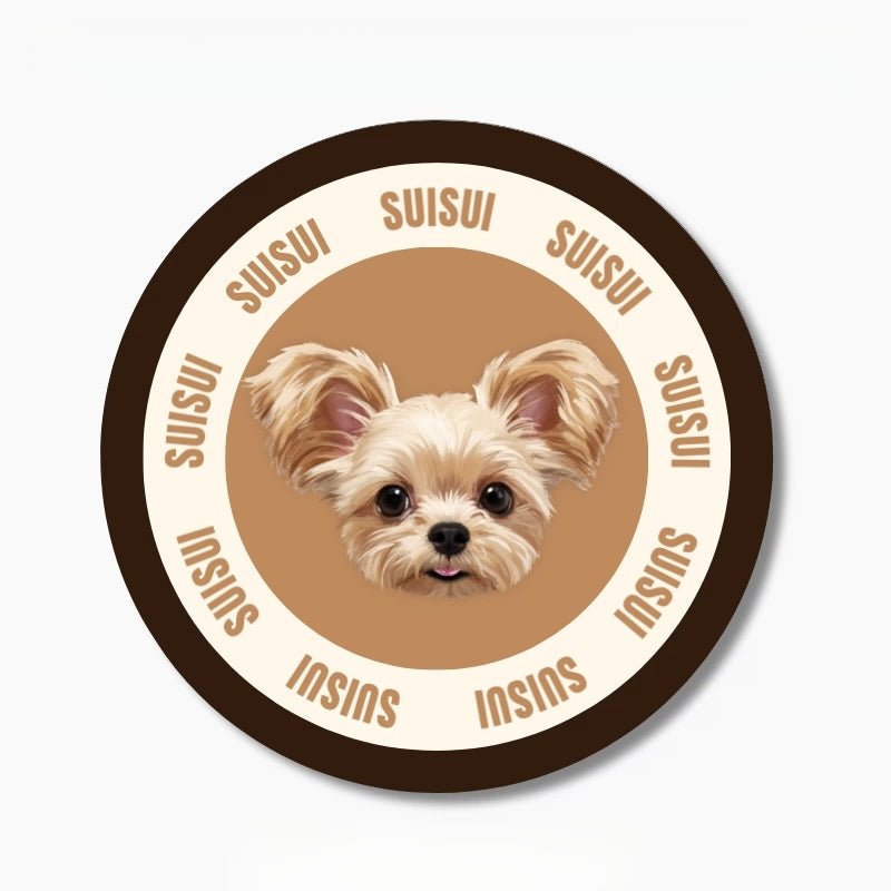 Custom Pet Illustration Rug – Personalized Hand - Drawn Pet Portrait Carpet - paw&bond