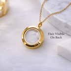 Custom Pet Photo Locket Necklace – Personalized Dog & Cat Memorial Jewelry - paw&bond