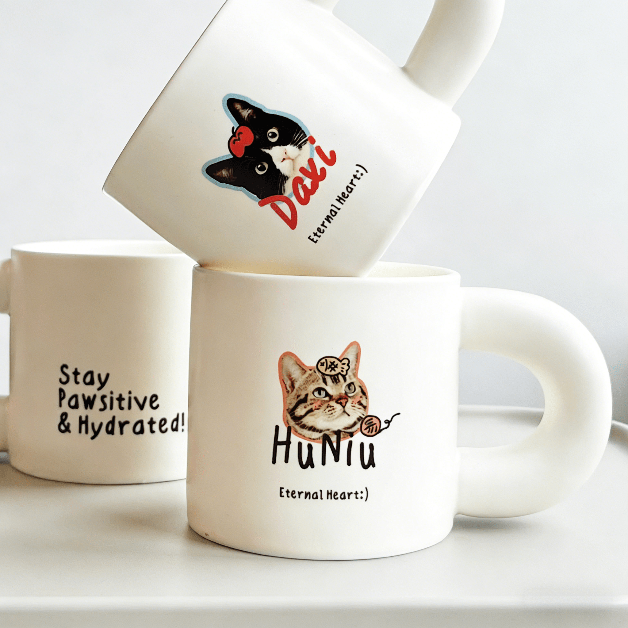 Custom Pet Photo Mug – Personalized Dog & Cat Ceramic Coffee Cup Gift - paw&bond