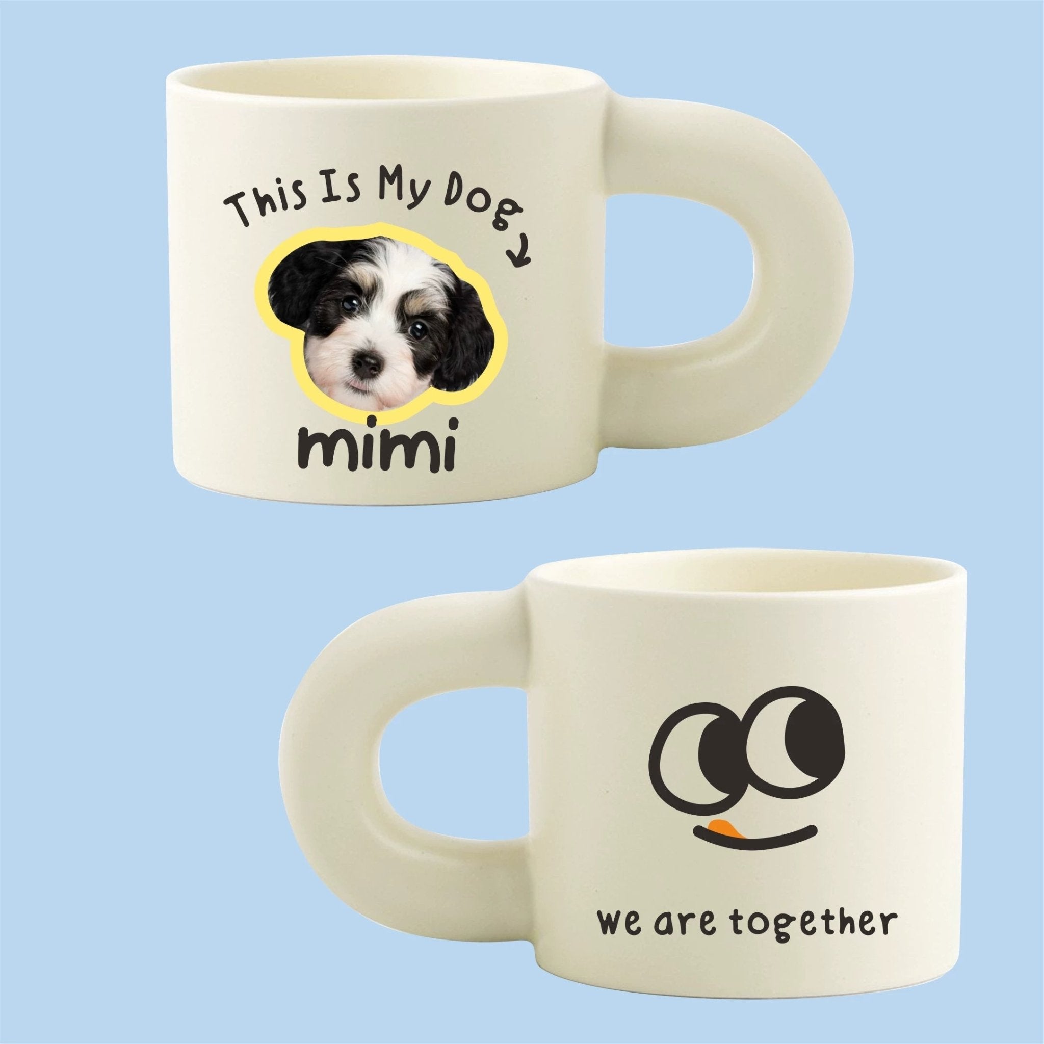 Custom Pet Photo Mug – Personalized Dog & Cat Ceramic Coffee Cup Gift - paw&bond