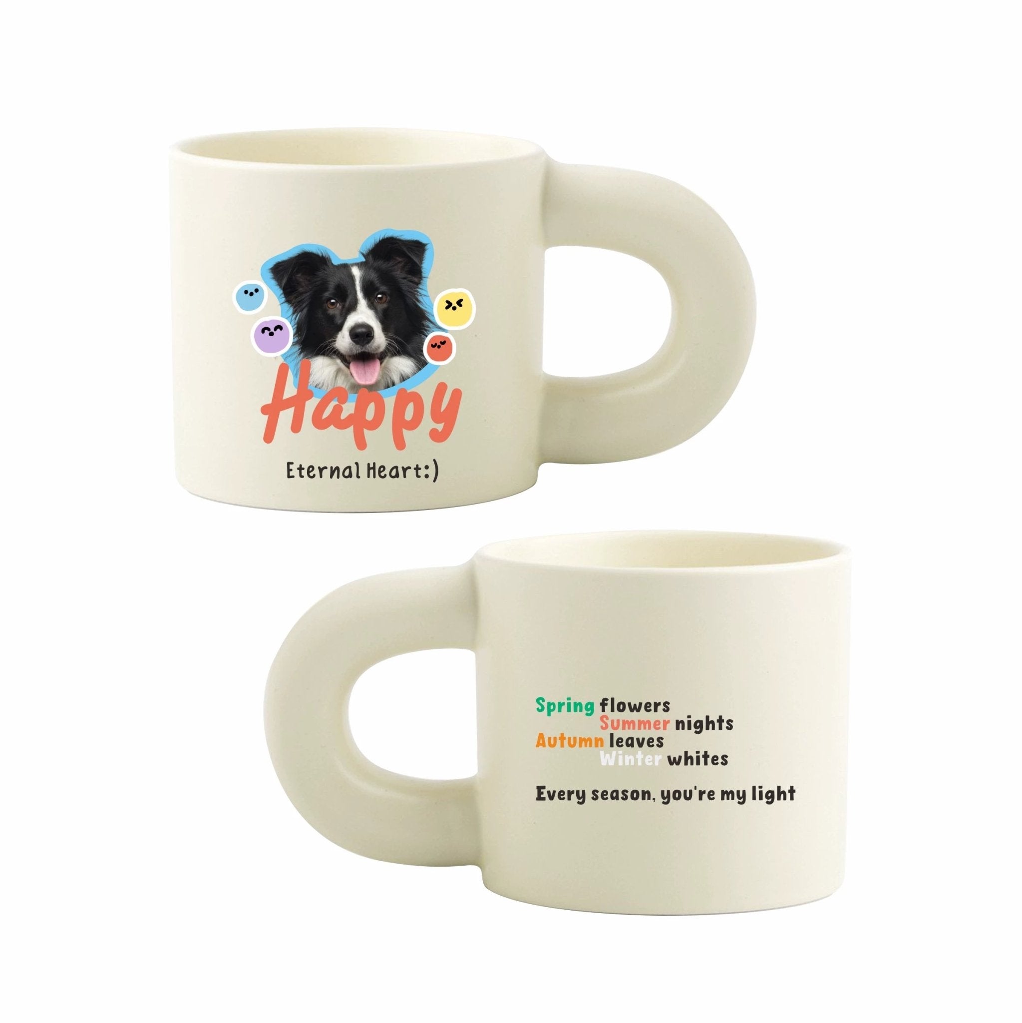 Custom Pet Photo Mug – Personalized Dog & Cat Ceramic Coffee Cup Gift - paw&bond