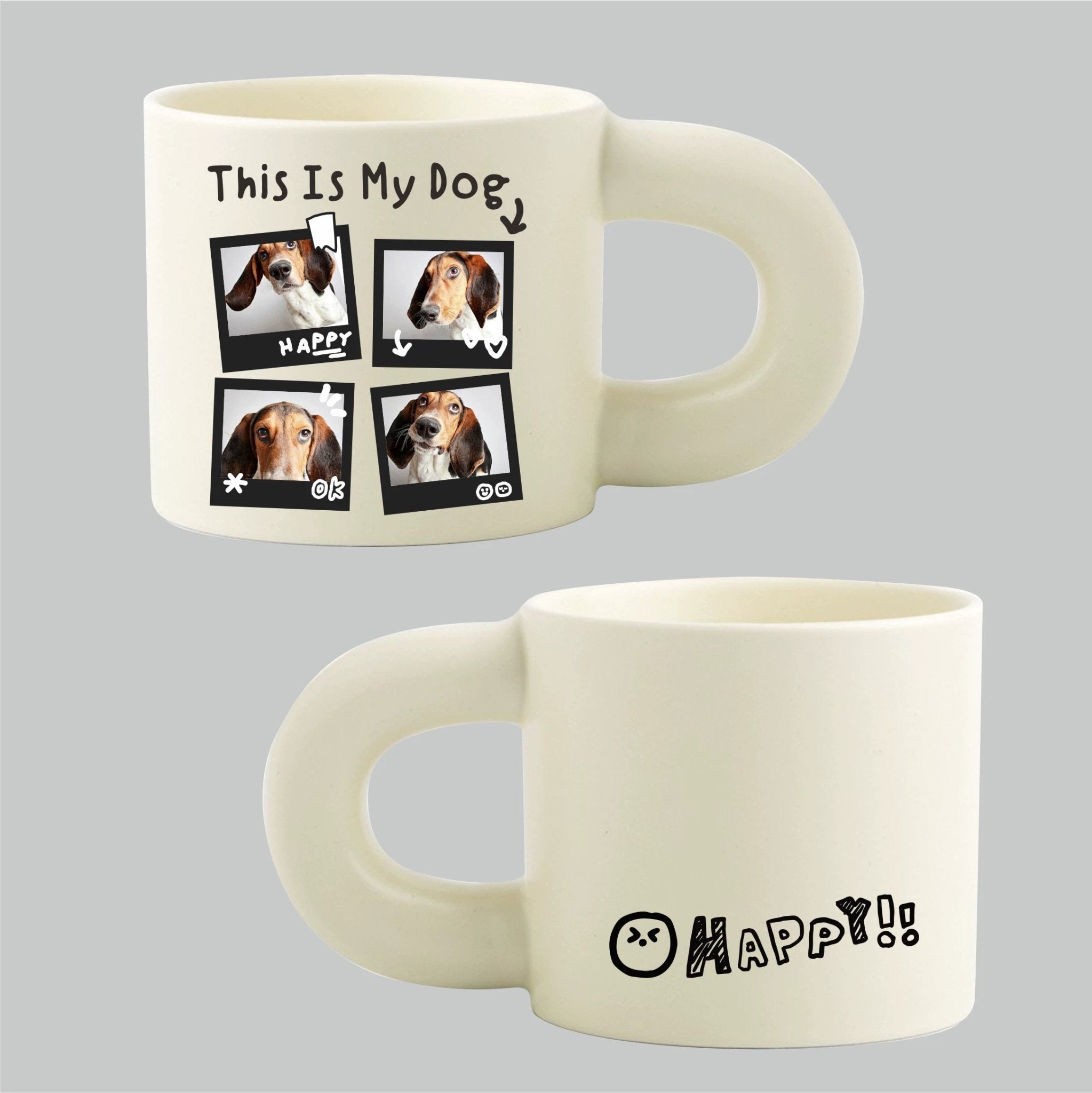 Custom Pet Photo Mug – Personalized Dog & Cat Ceramic Coffee Cup Gift - paw&bond