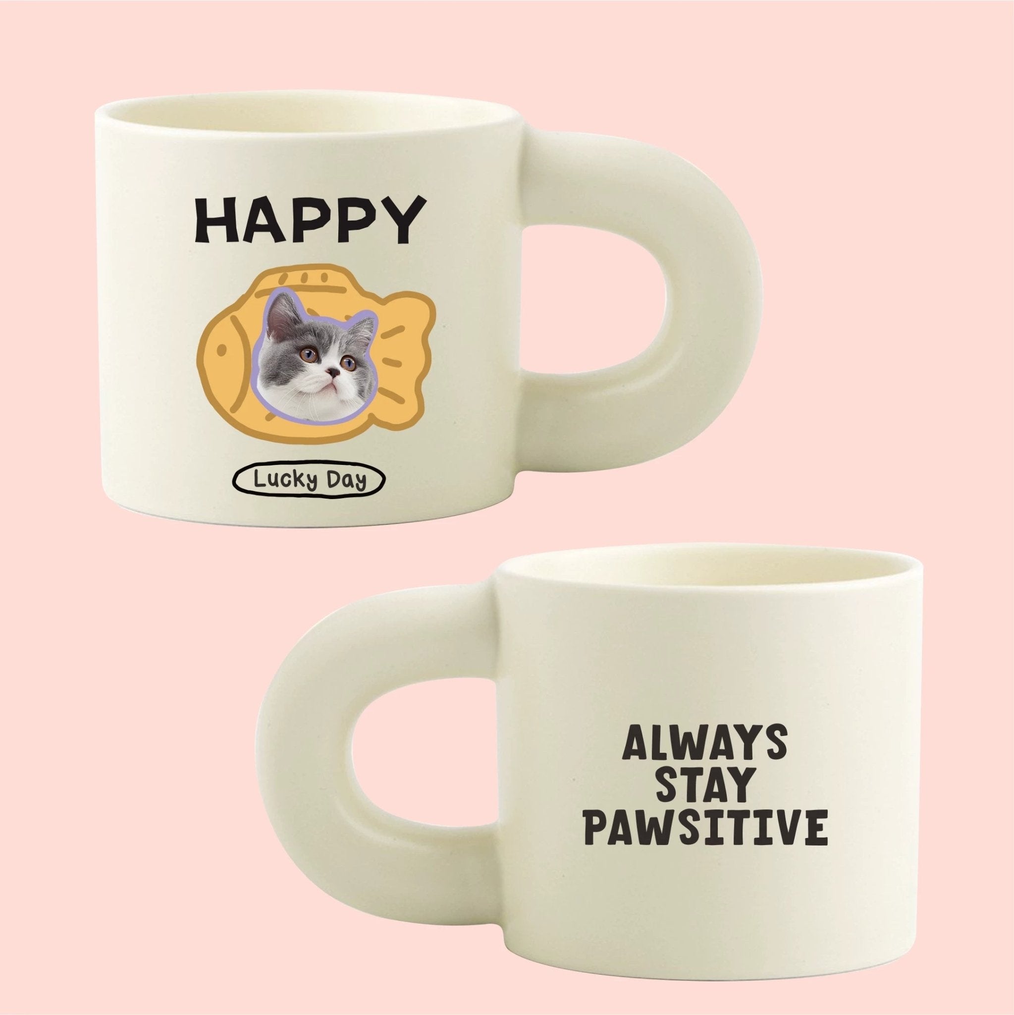 Custom Pet Photo Mug – Personalized Dog & Cat Ceramic Coffee Cup Gift - paw&bond