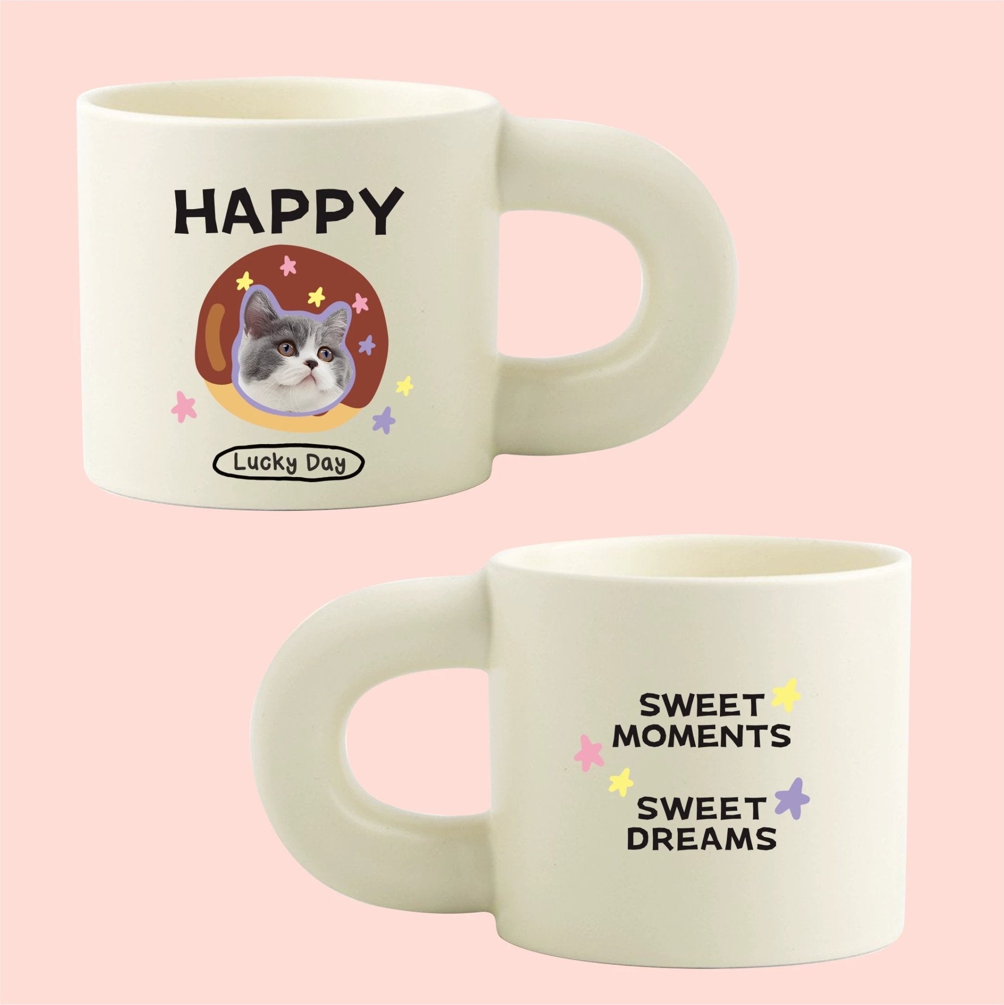 Custom Pet Photo Mug – Personalized Dog & Cat Ceramic Coffee Cup Gift - paw&bond