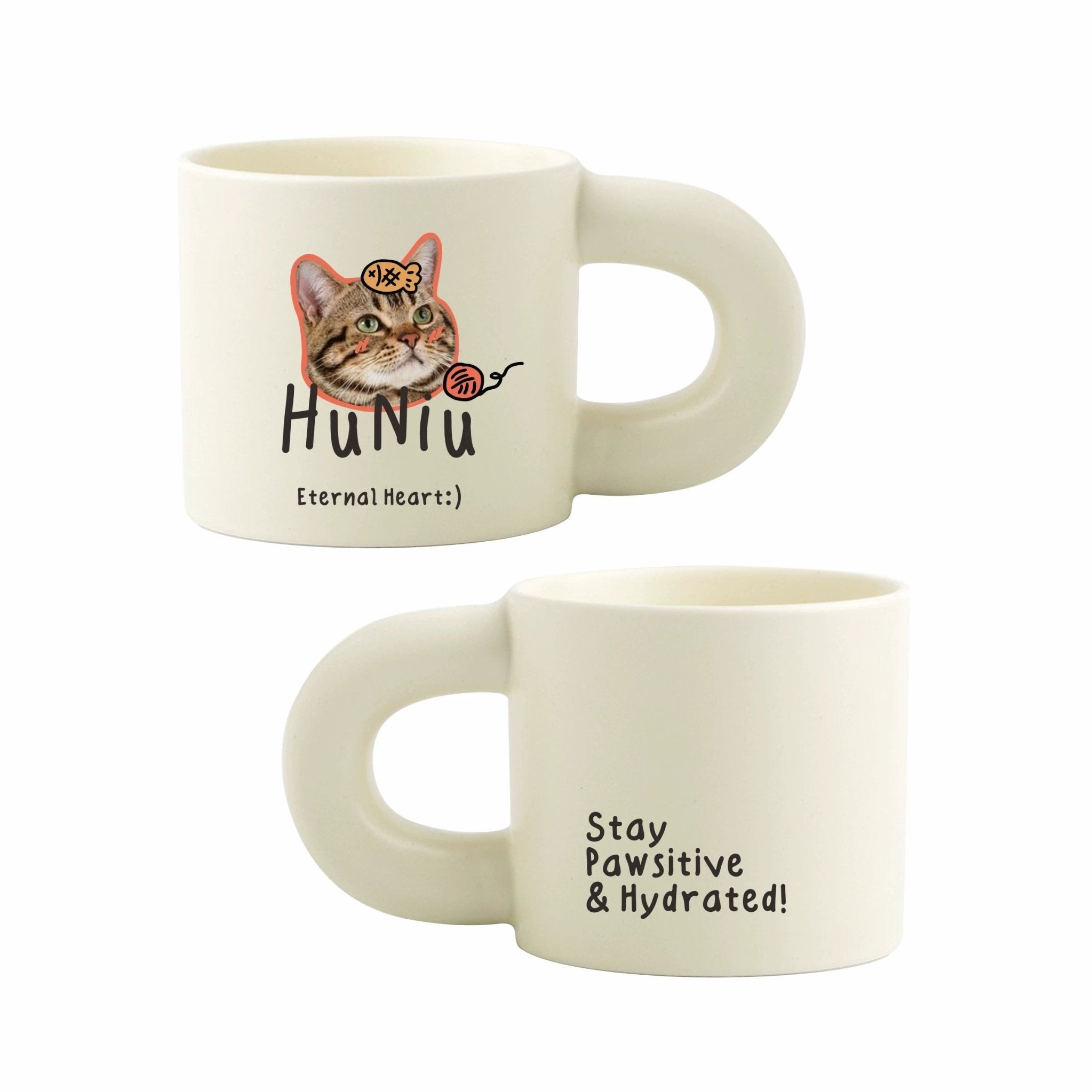 Custom Pet Photo Mug – Personalized Dog & Cat Ceramic Coffee Cup Gift - paw&bond
