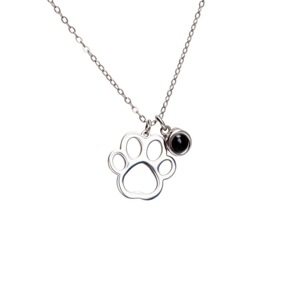 Custom Pet Photo Projection Necklace - paw&bond
