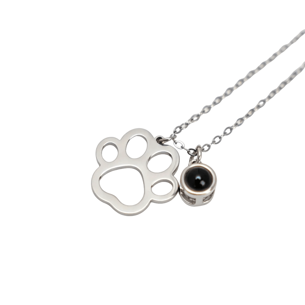 Custom Pet Photo Projection Necklace - paw&bond