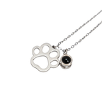 Custom Pet Photo Projection Necklace - paw&bond