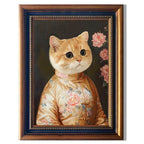 Custom Pet Portrait – Personalized Oil Painting Style Print for Cat & Dog | Framed Wall Art Gift - paw&bond