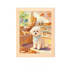 Custom Pet Portrait Puzzle Art – Hand - Illustrated from Your Photo, A Puzzle You Can Display - paw&bond