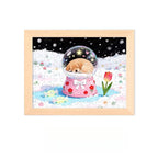 Custom Pet Portrait Puzzle Art – Hand - Illustrated from Your Photo, A Puzzle You Can Display - paw&bond