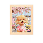 Custom Pet Portrait Puzzle Art – Hand - Illustrated from Your Photo, A Puzzle You Can Display - paw&bond