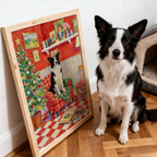 Custom Pet Portrait Puzzle Art – Hand - Illustrated from Your Photo, A Puzzle You Can Display - paw&bond