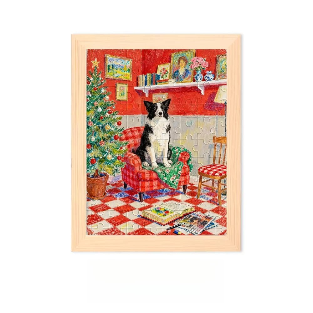 Custom Pet Portrait Puzzle Art – Hand - Illustrated from Your Photo, A Puzzle You Can Display - paw&bond