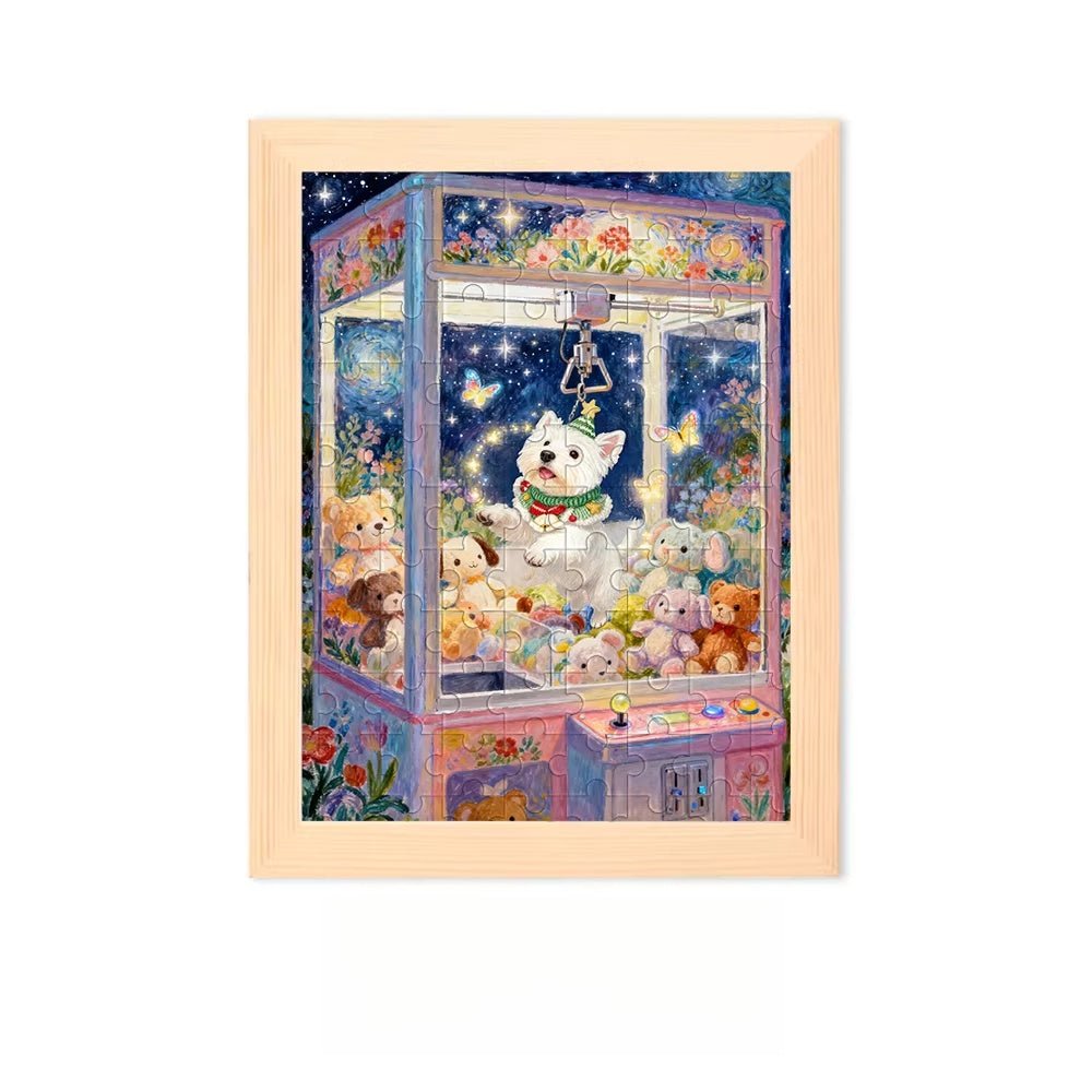 Custom Pet Portrait Puzzle Art – Hand - Illustrated from Your Photo, A Puzzle You Can Display - paw&bond