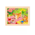 Custom Pet Portrait Puzzle Art – Hand - Illustrated from Your Photo, A Puzzle You Can Display - paw&bond