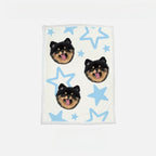 Custom Pet Portrait Sherpa Blanket – Personalized Dog & Cat Photo Fleece Blanket, Soft Double - Layer Throw - paw&bond