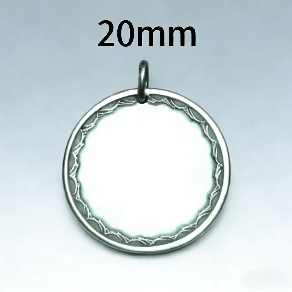 Custom Pet Portrait Silver Necklace – Hand Engraved 999 Fine Silver Pendant - paw&bond