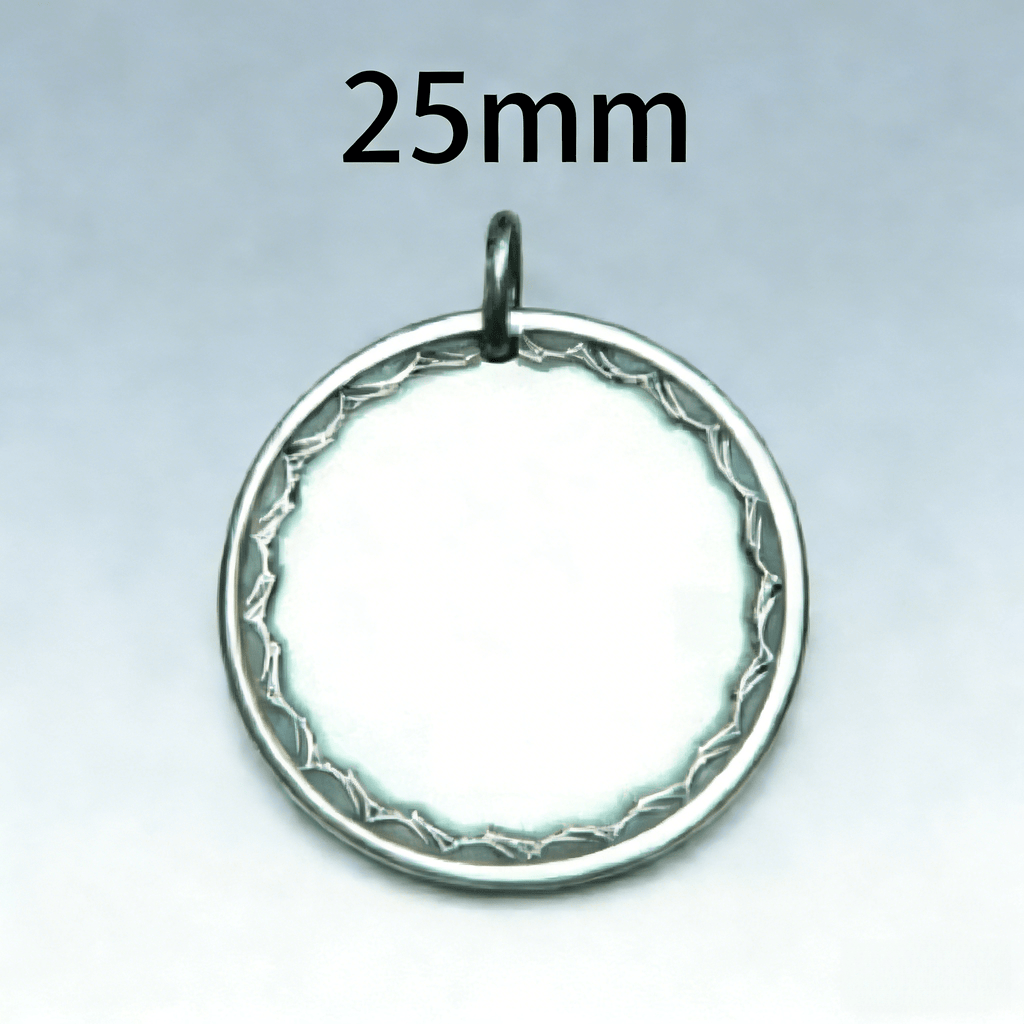 Custom Pet Portrait Silver Necklace – Hand Engraved 999 Fine Silver Pendant - paw&bond