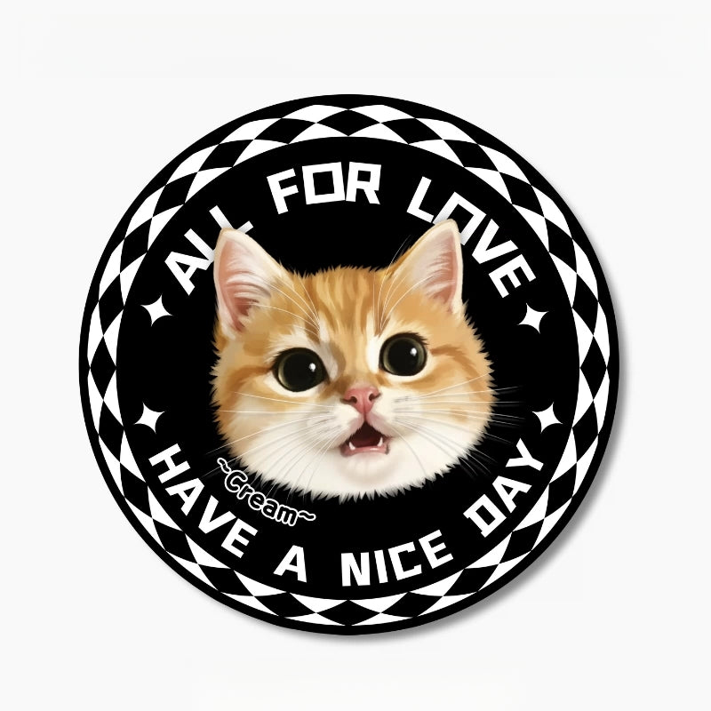 Custom Pet Illustration Rug – Personalized Hand-Drawn Pet Portrait Carpet