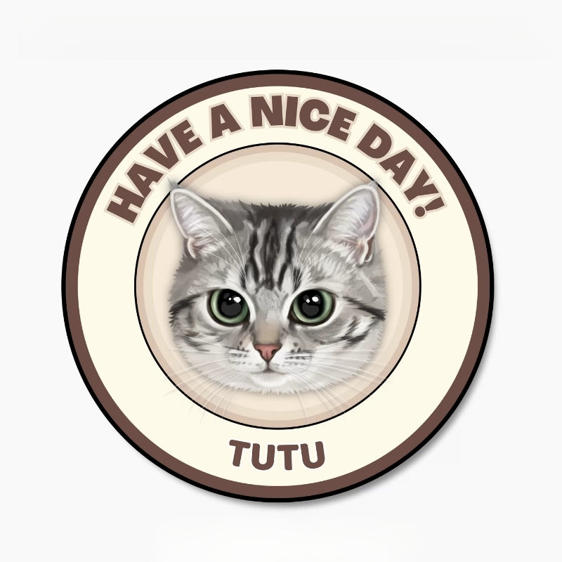 Custom Pet Illustration Rug – Personalized Hand-Drawn Pet Portrait Carpet