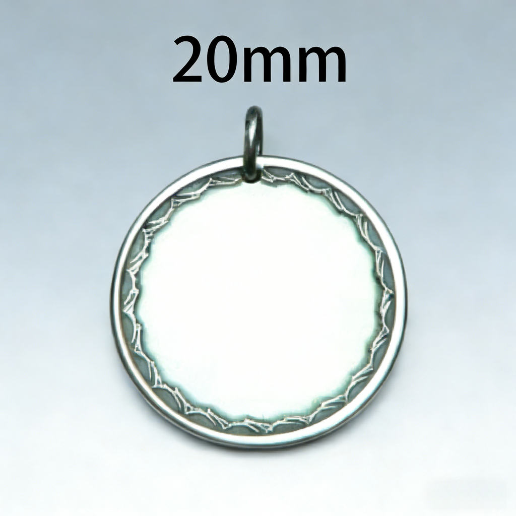 Custom Pet Portrait Silver Necklace – Hand Engraved 999 Fine Silver Pendant