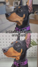 Custom Hand-Painted Pet Portrait on Glass – Personalized Dog & Cat Art